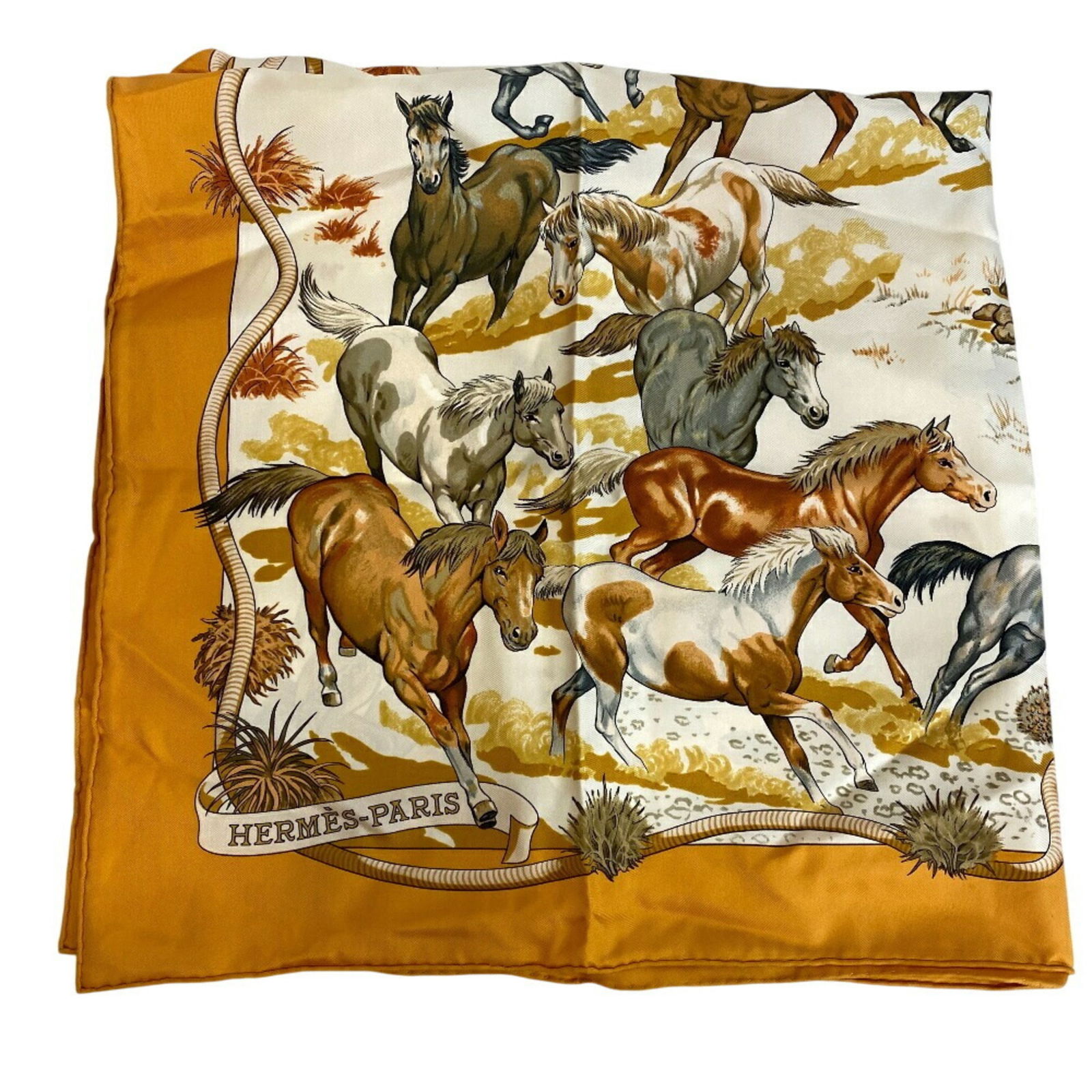Silk Hermes Scarf - 6