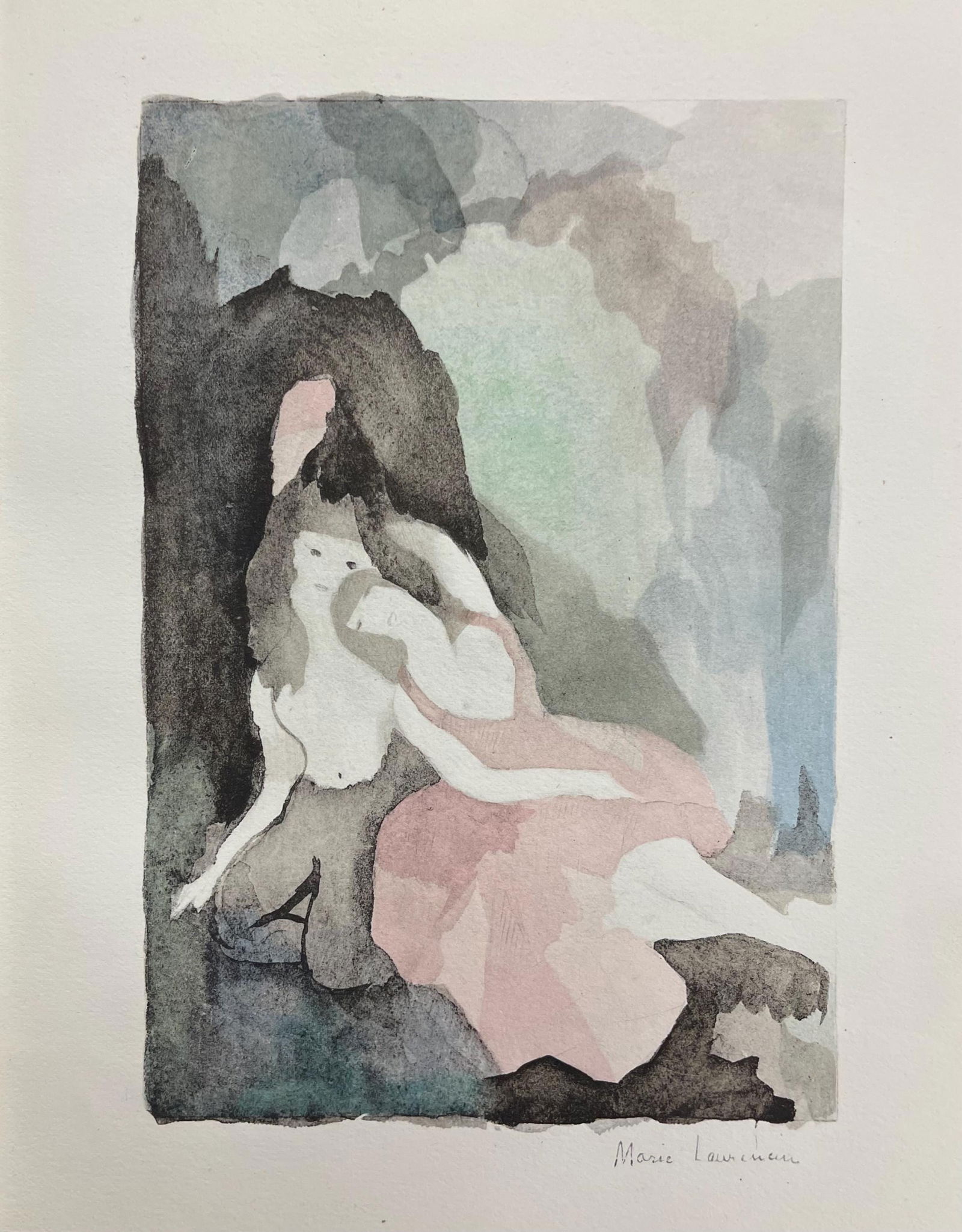 Lithograph - Marie Laurencin - Composition - 5