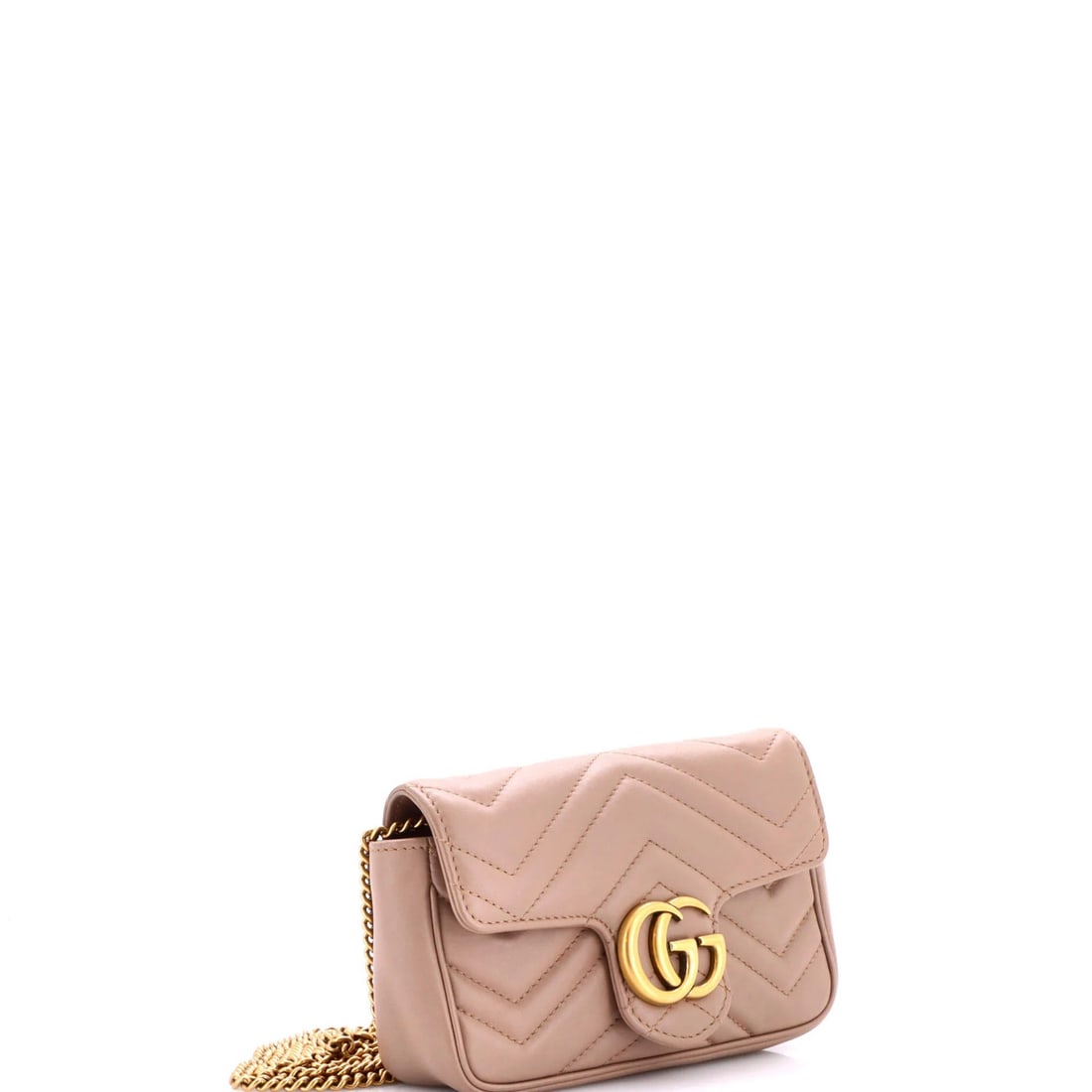 Mini Gucci GG Marmont Flap Bag Matelasse Leather - 2