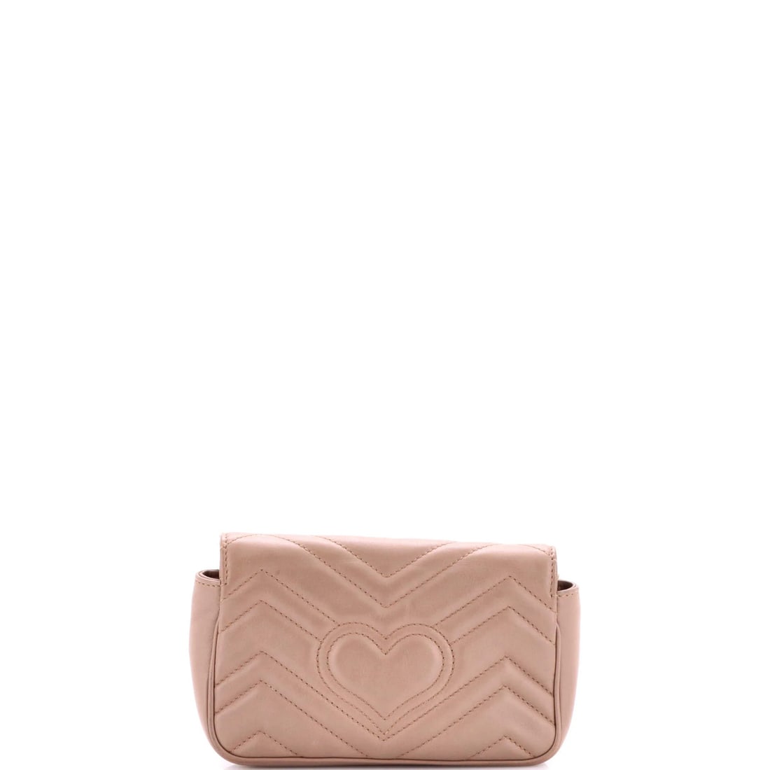 Mini Gucci GG Marmont Flap Bag Matelasse Leather - 3