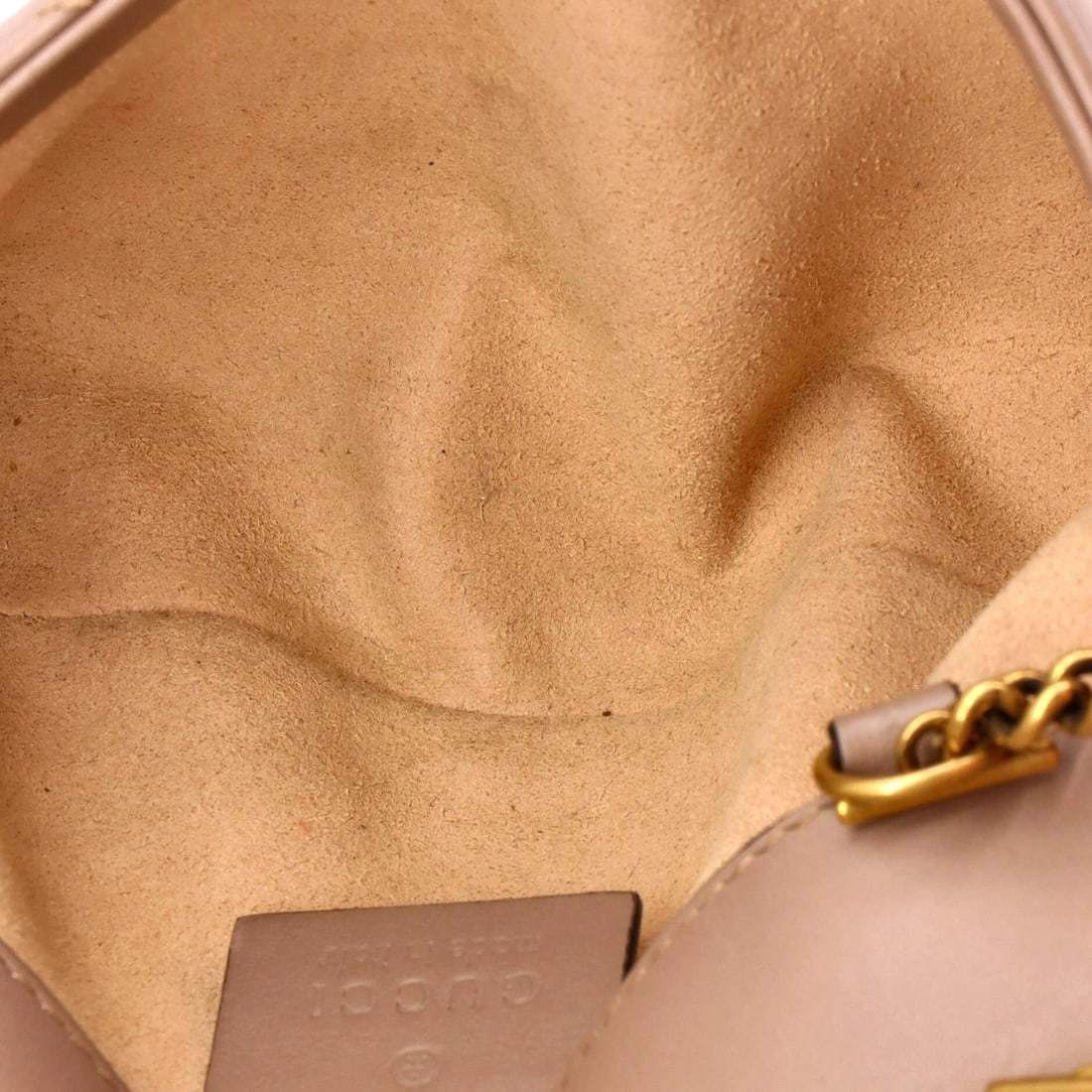 Mini Gucci GG Marmont Flap Bag Matelasse Leather - 5