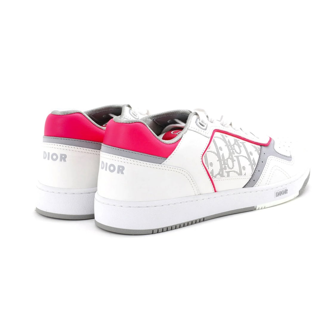 Leather Christian Dior Men's B27 Low-Top Sneakers Leather with Oblique Galaxy - 3