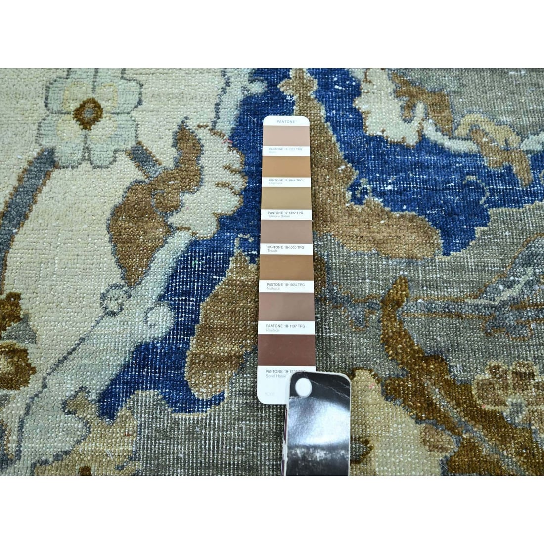 Rug 9'2"x12'3" Chiffon White Polonaise Czartoryski Hand Knotted 100% Wool - 7