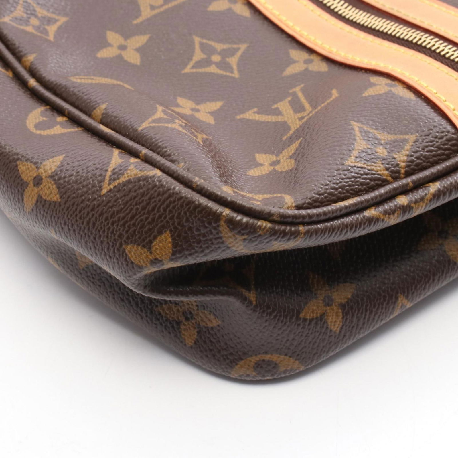 Leather - Louis Vuitton Handbag Pvc - Coated Canvas - Monogram - 7