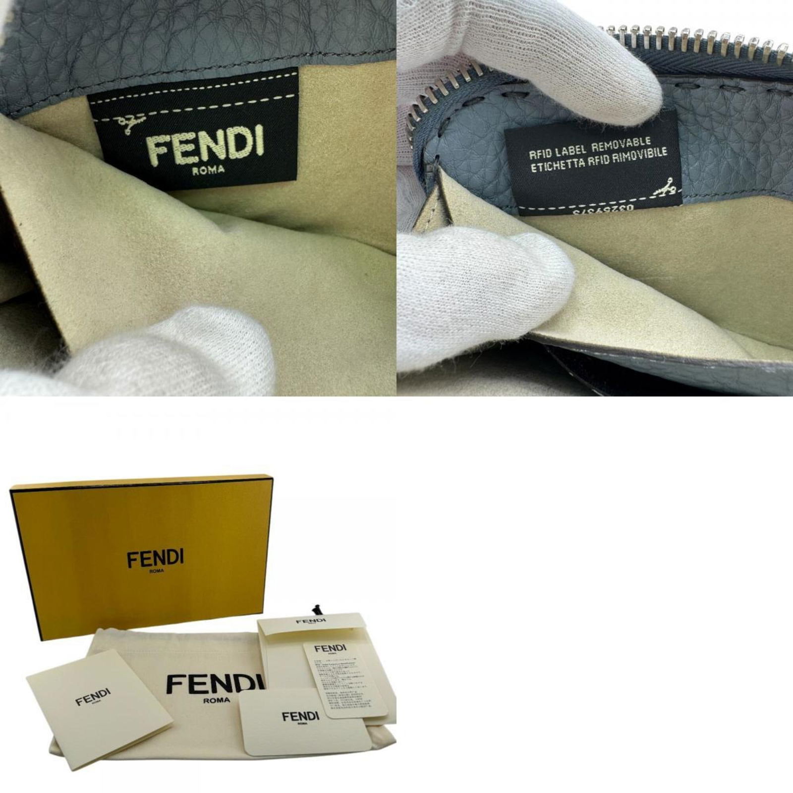 Leather Fendi Long Wallet (Bi-Fold) - 16