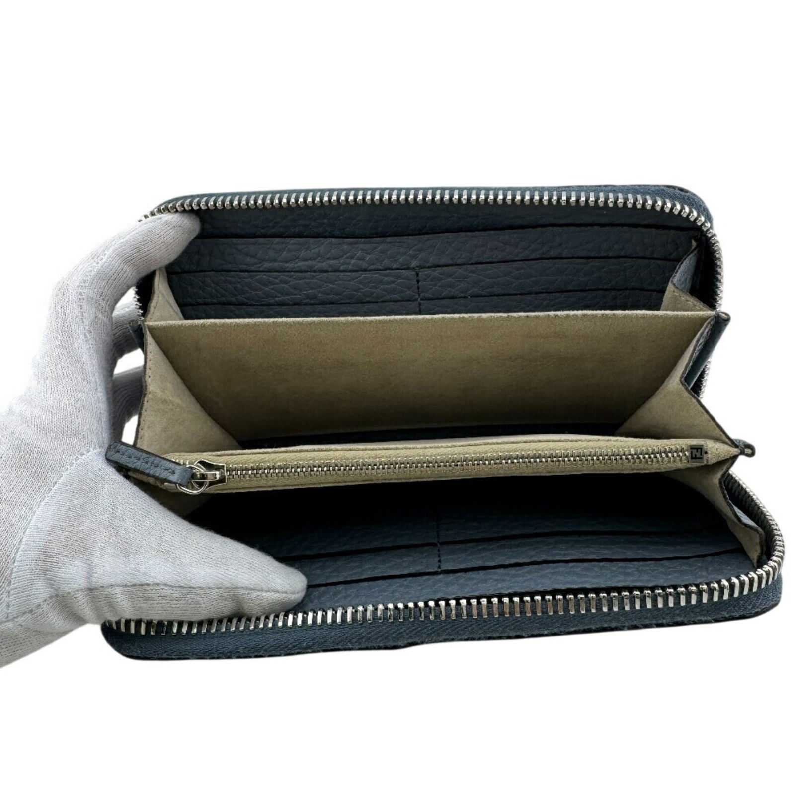 Leather Fendi Long Wallet (Bi-Fold) - 7