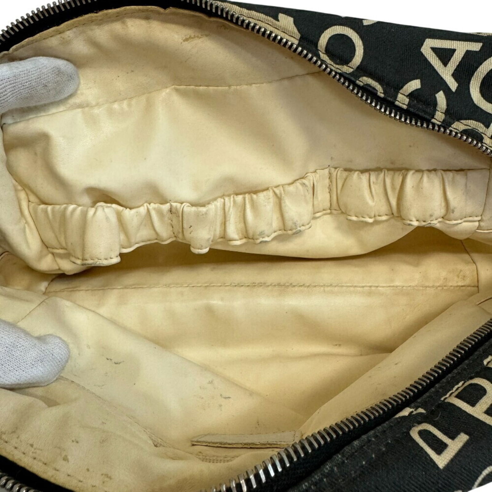 Canvas Chanel Pouch - 11