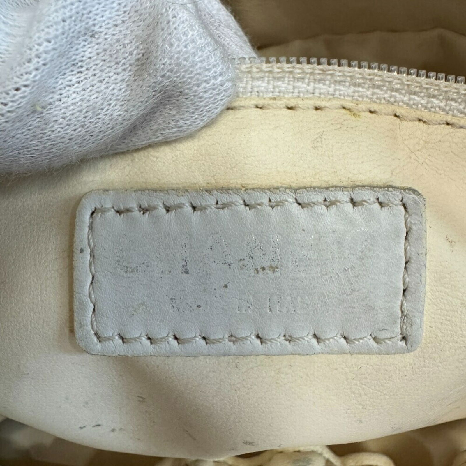 Canvas Chanel Pouch - 12