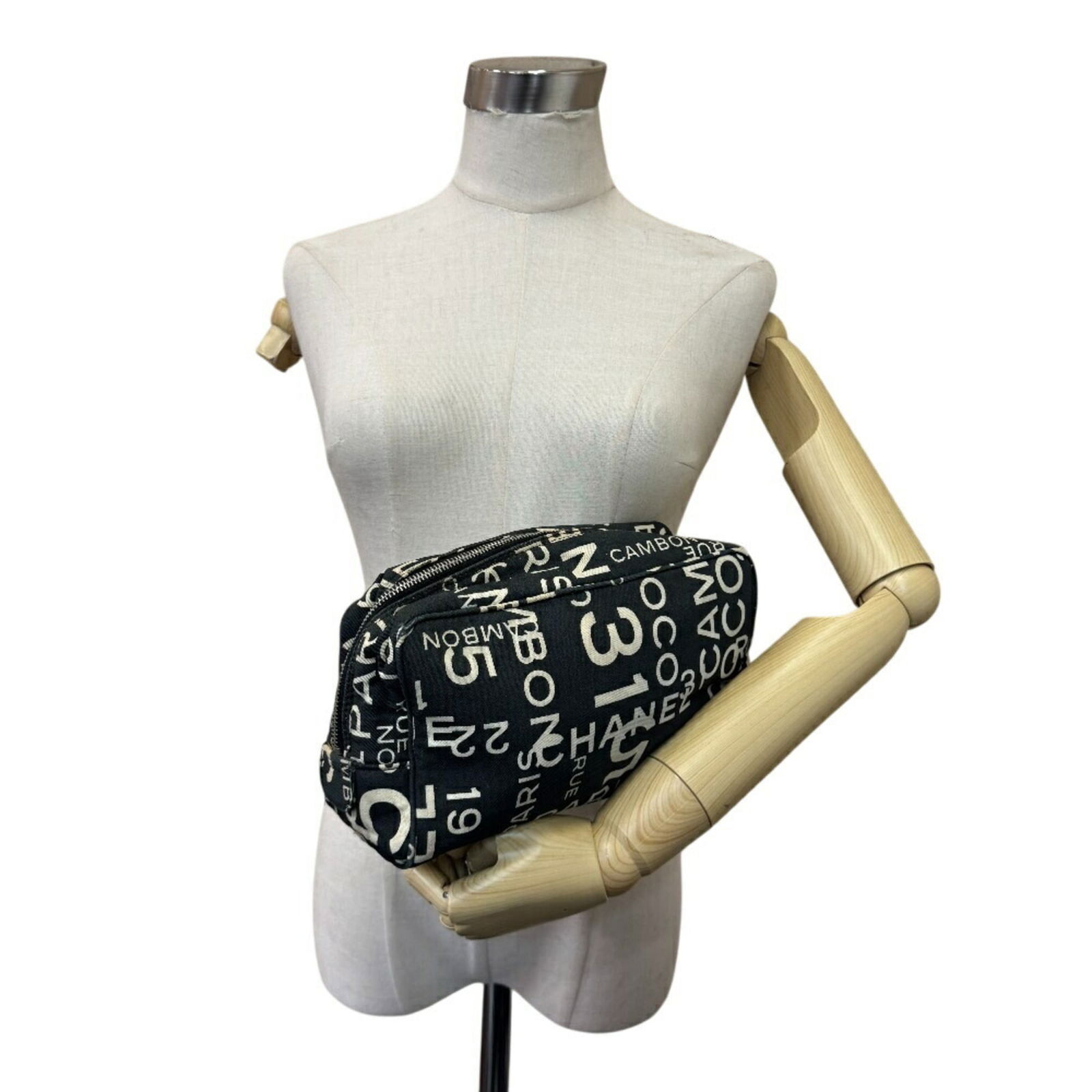 Canvas Chanel Pouch - 15