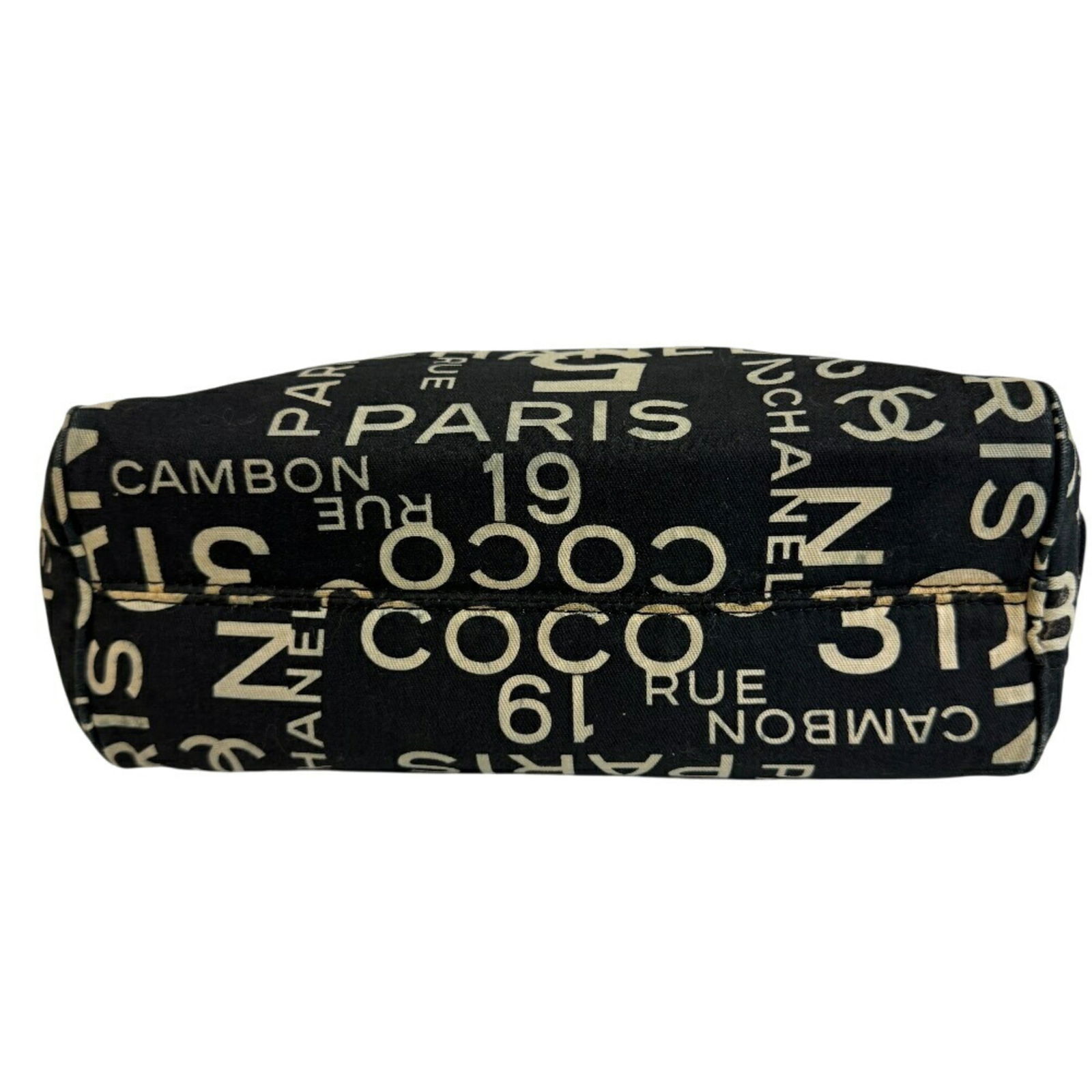 Canvas Chanel Pouch - 3