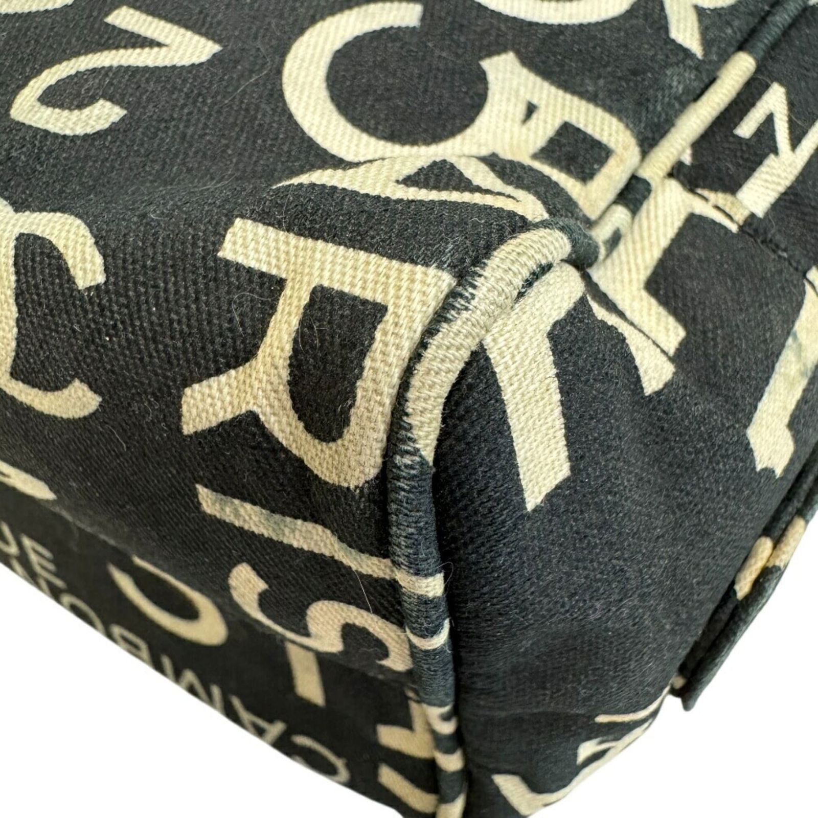 Canvas Chanel Pouch - 7