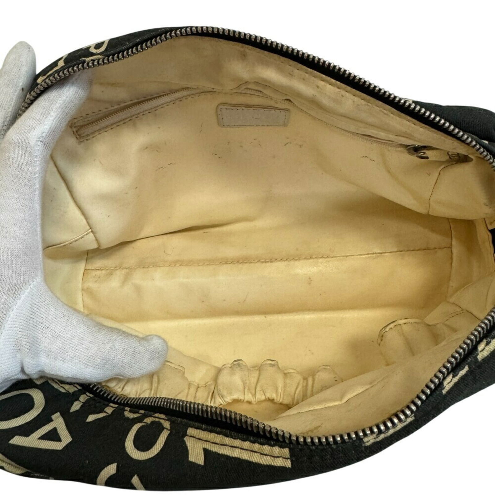 Canvas Chanel Pouch - 8