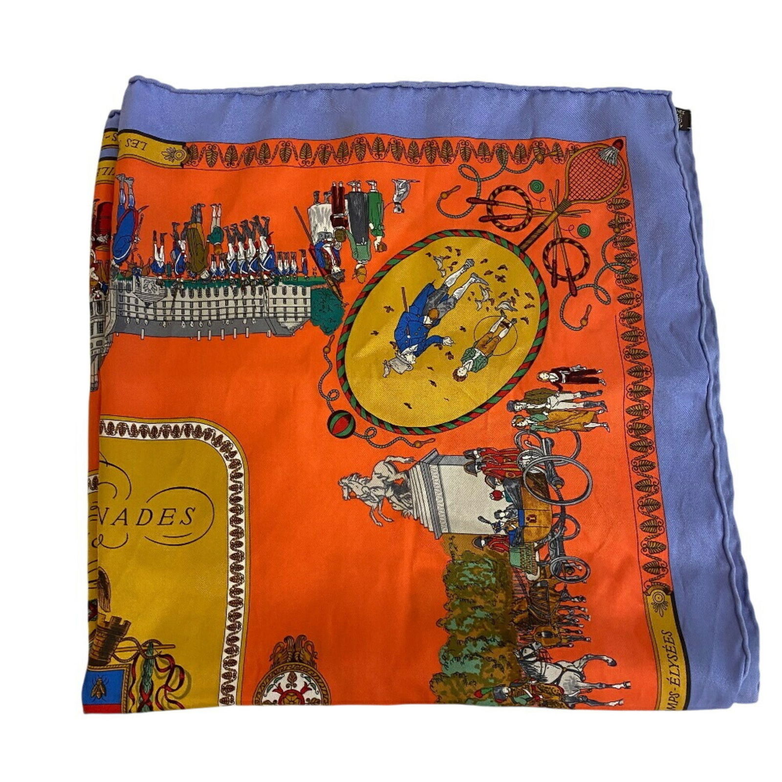 Silk Hermes Scarf - 4