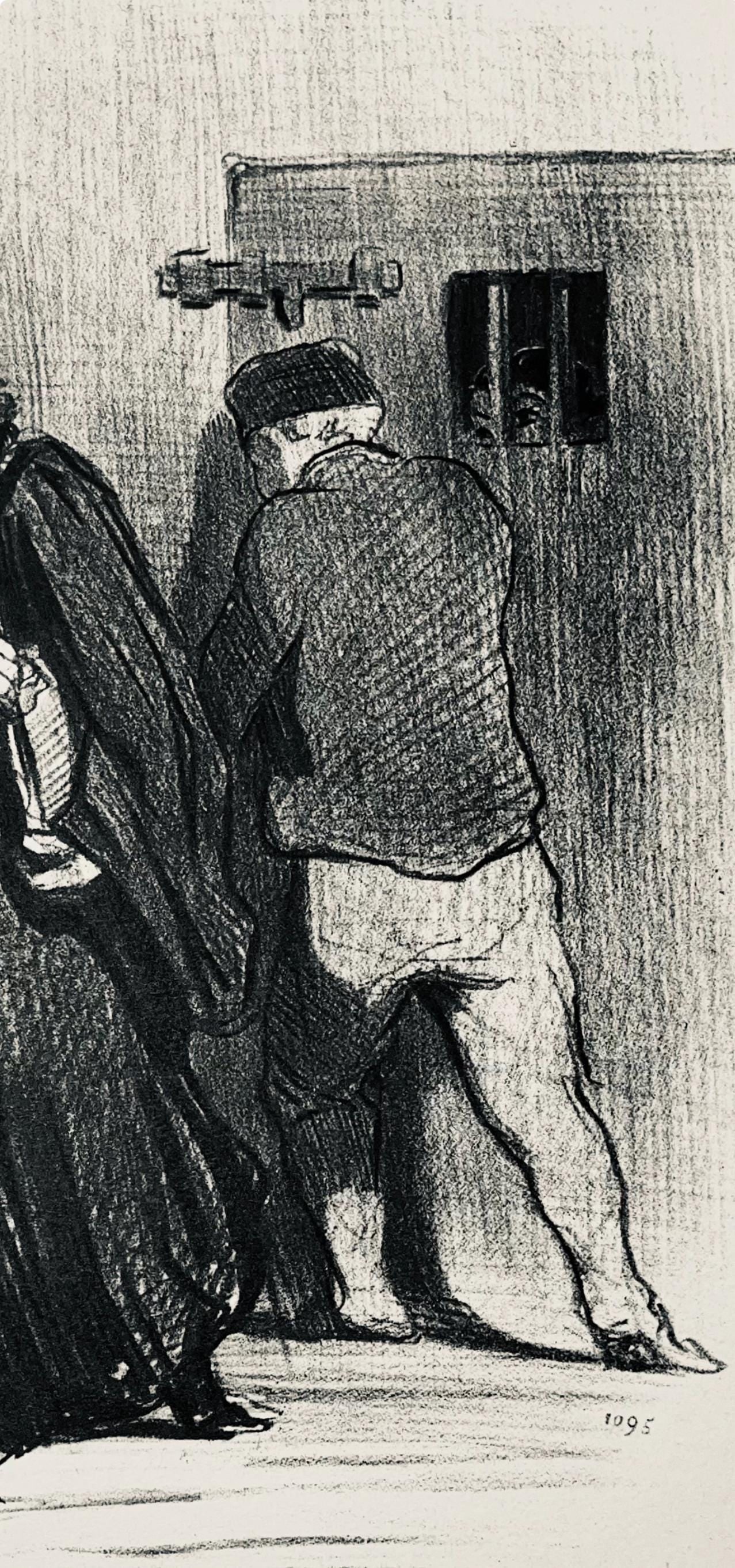 Lithograph - Honor Daumier - Composition - Law and Justice - 4