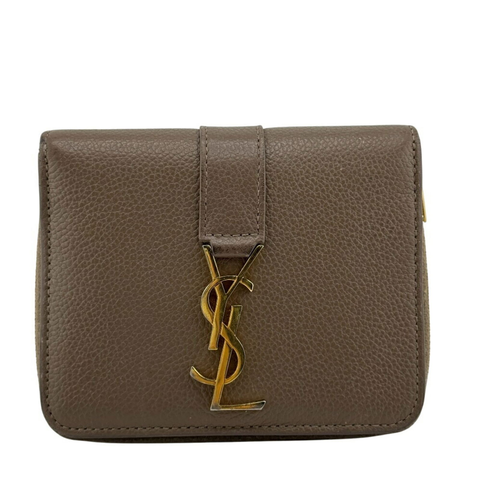 Leather Saint Laurent Wallet (Bi-Fold)