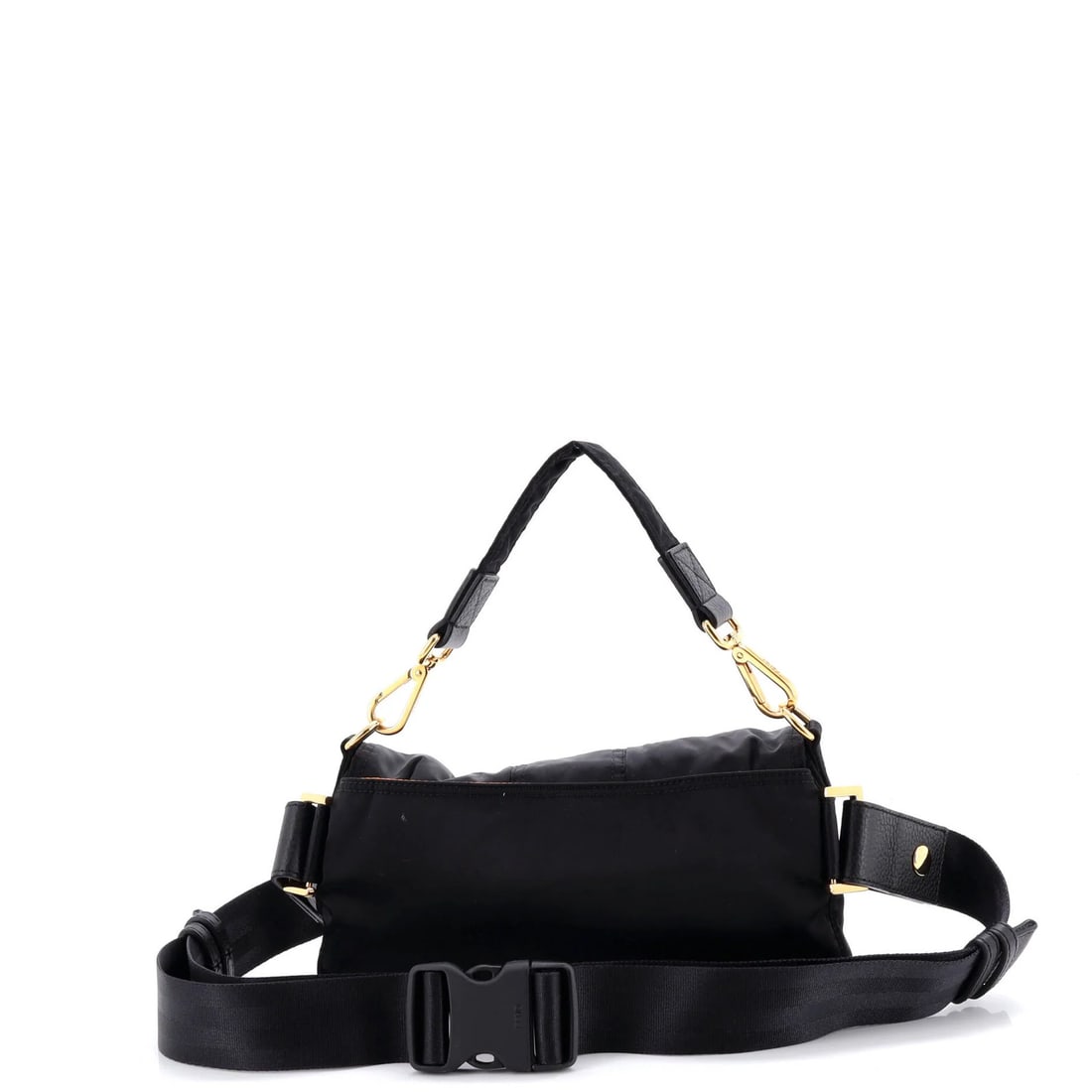 Medium Fendi Porter Baguette Bag Nylon - 3