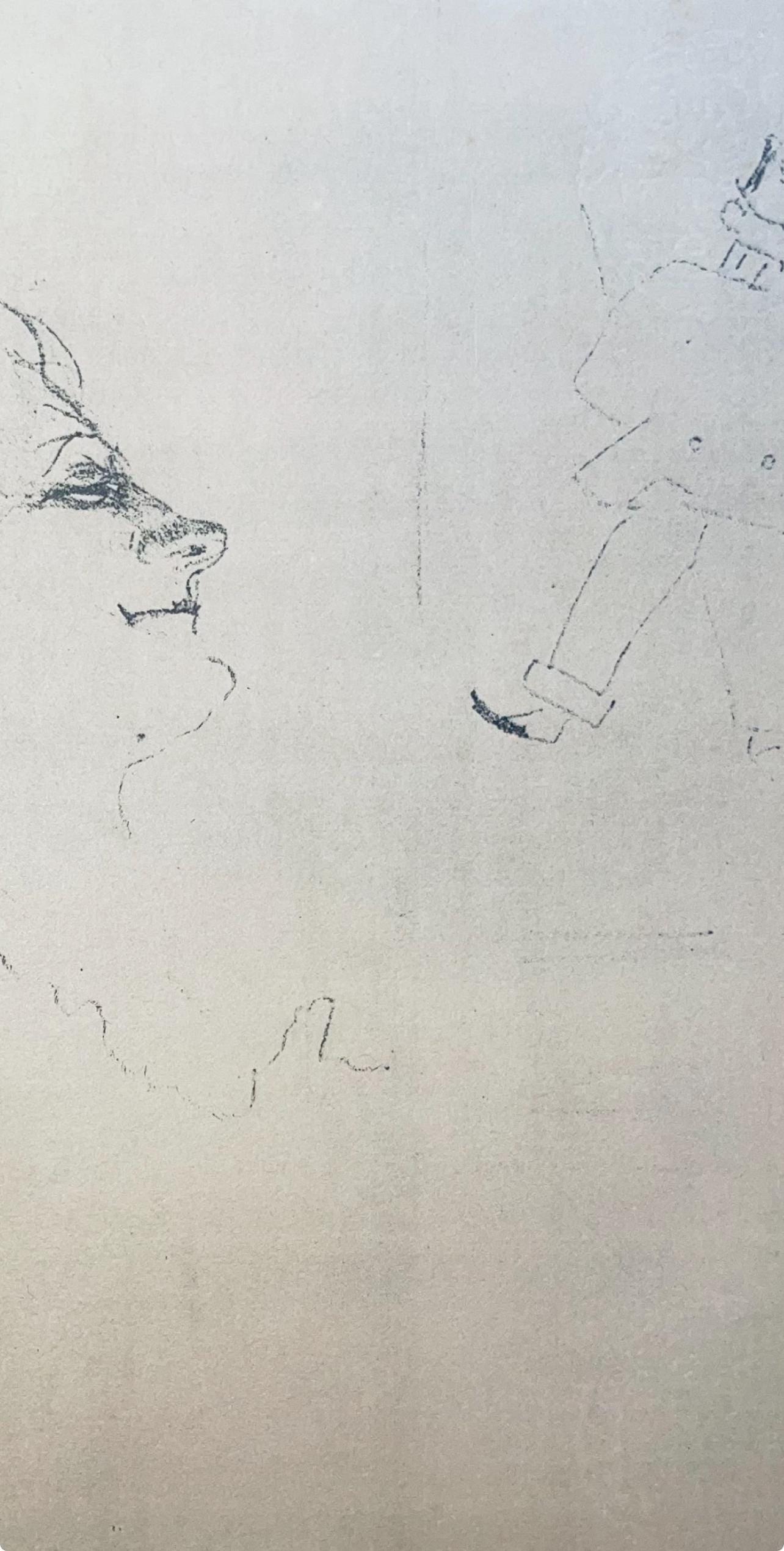 Lithograph - Henri de Toulouse-Lautrec - Composition - Images de Lautrec - 21 Planches en Couleurs - 4