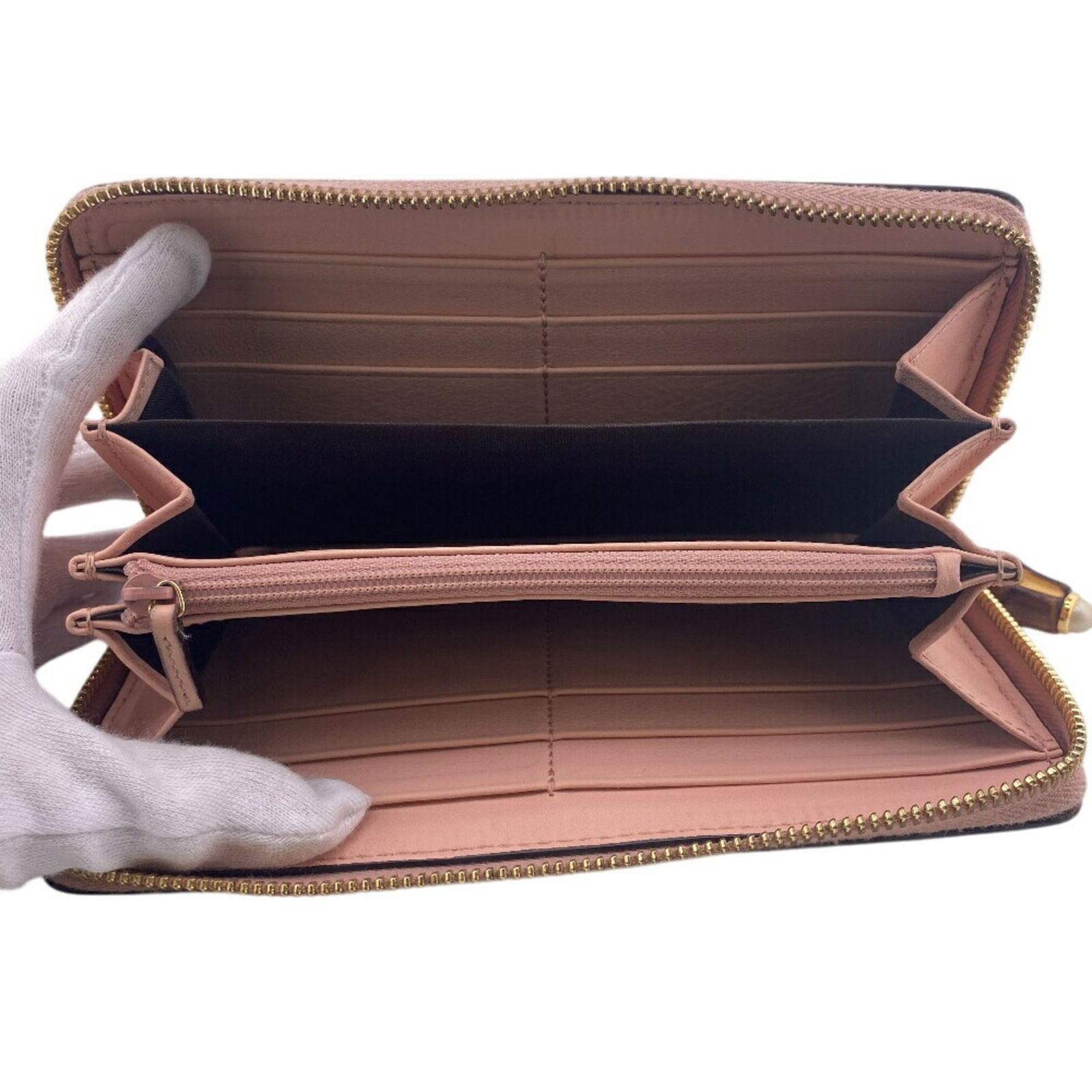 Leather Gucci Long Wallet (Bi-Fold) - 6