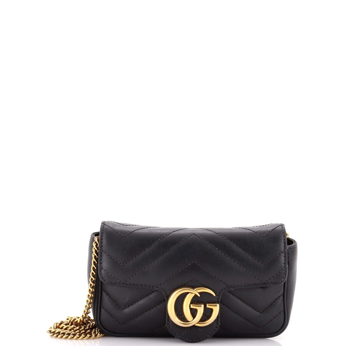 Mini Gucci GG Marmont Flap Bag Matelasse Leather Super (1 of 7)