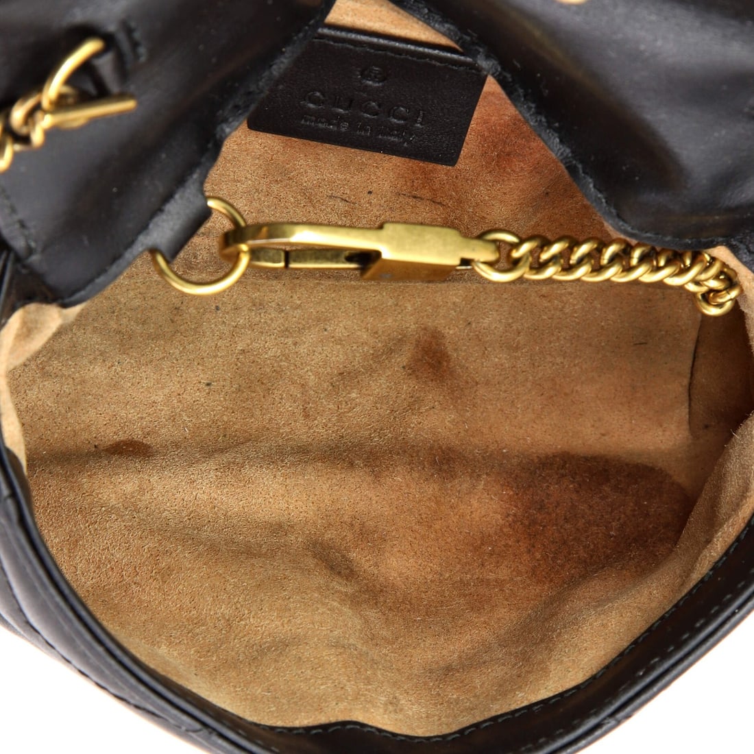 Mini Gucci GG Marmont Flap Bag Matelasse Leather Super - 5