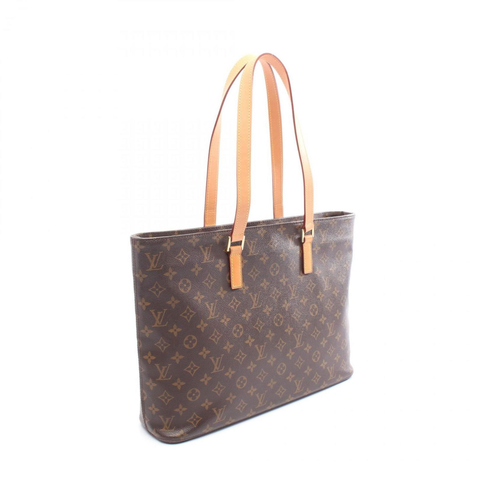 Leather - Louis Vuitton Tote Bag Pvc - Coated Canvas - Monogram - 2