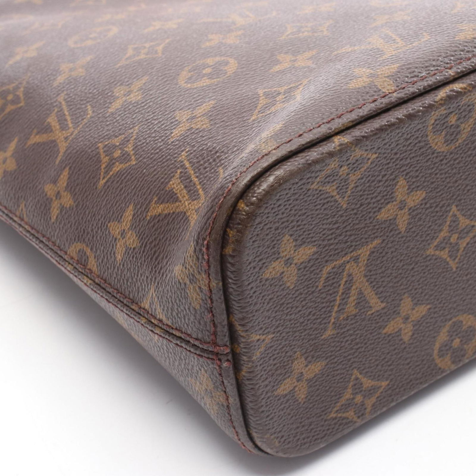 Leather - Louis Vuitton Tote Bag Pvc - Coated Canvas - Monogram - 6