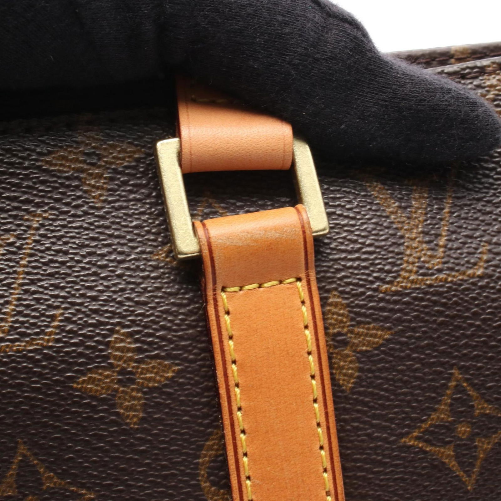 Leather - Louis Vuitton Tote Bag Pvc - Coated Canvas - Monogram - 8