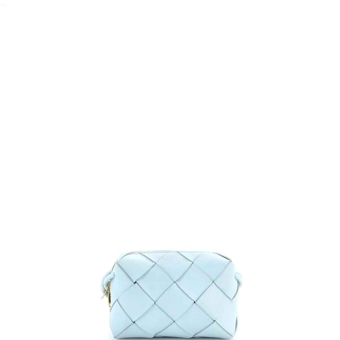 Small Bottega Veneta Cassette Camera Crossbody Bag Maxi Intrecciato Leather - 3