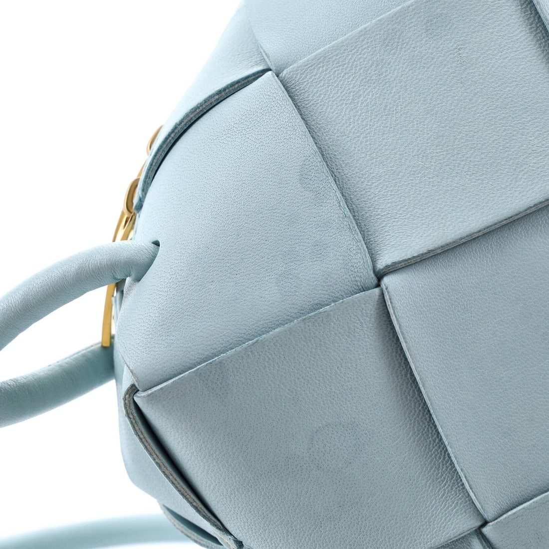 Small Bottega Veneta Cassette Camera Crossbody Bag Maxi Intrecciato Leather - 6