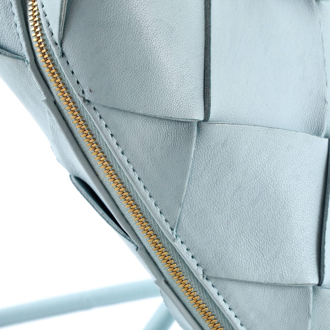 Small Bottega Veneta Cassette Camera Crossbody Bag Maxi Intrecciato Leather - 8