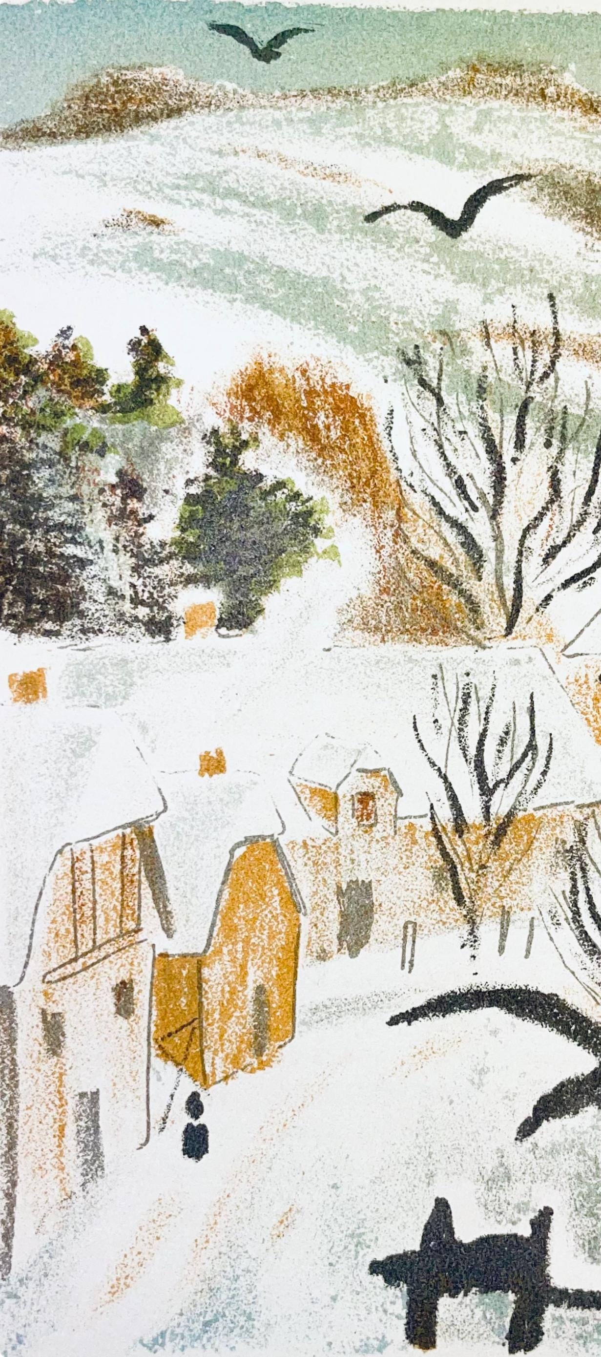 Lithograph - Maurice Mourlot - Composition - de Goupil a Margot - Histoires De Btes - 2