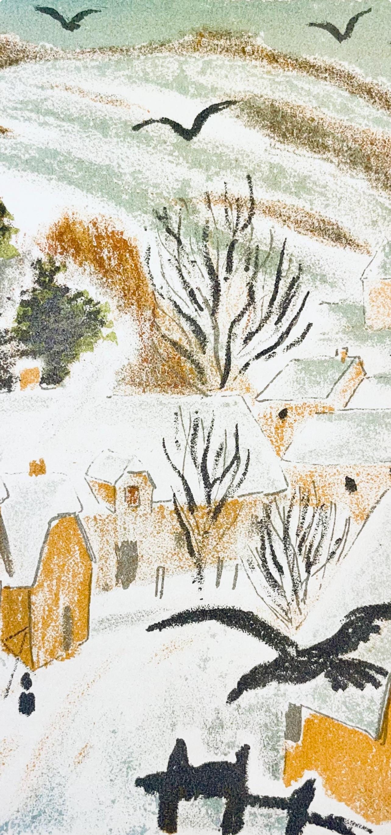 Lithograph - Maurice Mourlot - Composition - de Goupil a Margot - Histoires De Btes - 3