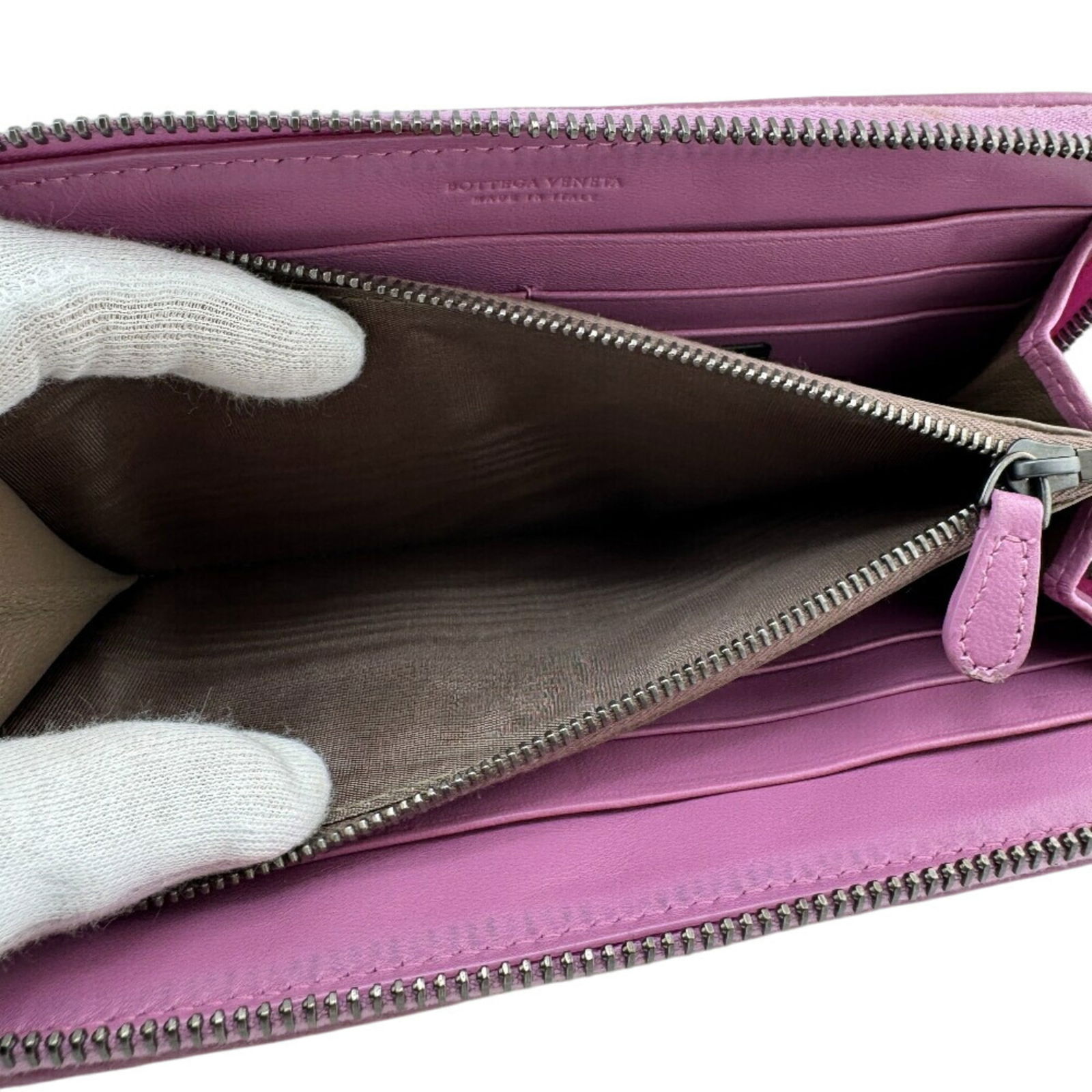 Leather Bottega Veneta Long Wallet (Bi-Fold) - 8