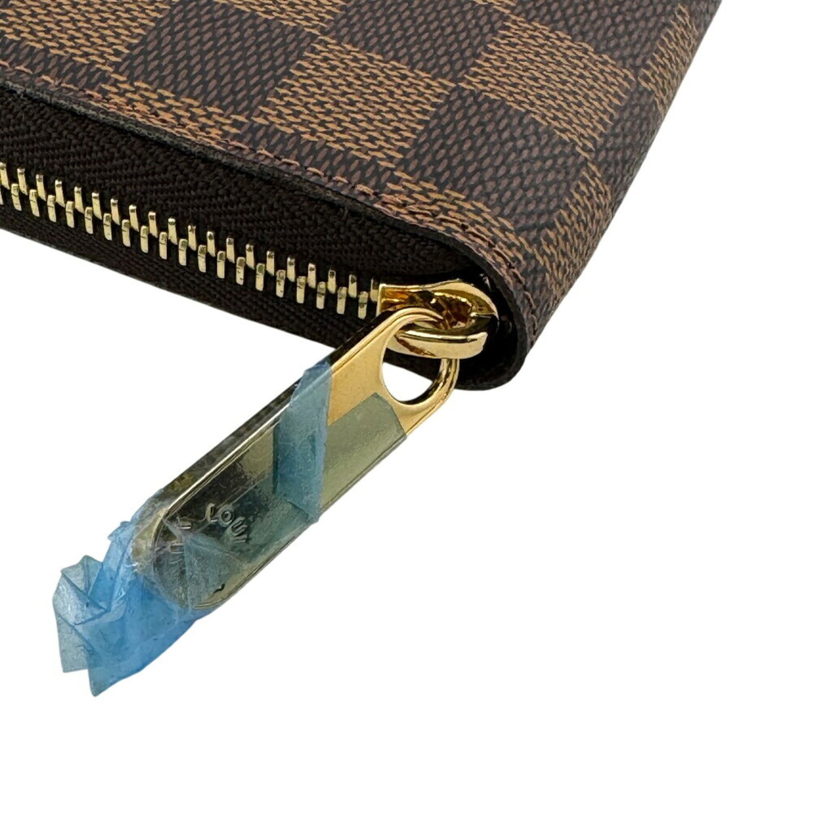 Unisex - LOUIS VUITTON N60015 Zippy Wallet - Round Wallet with Damier Pattern - Brown - 5
