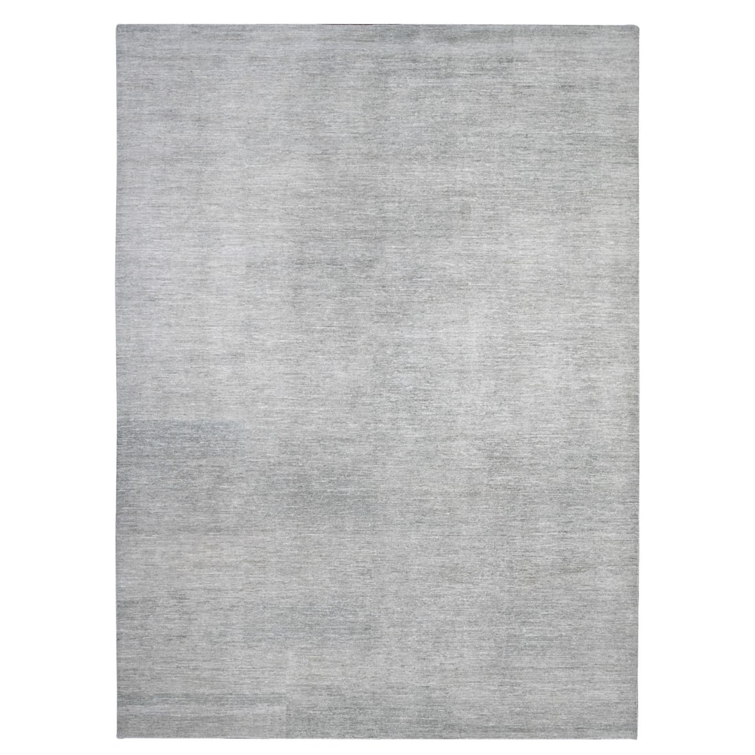 Rug 8'8"x11'9" Glacier Gray Hand Knotted Wool Modern Peshawar Oriental (1 of 12)
