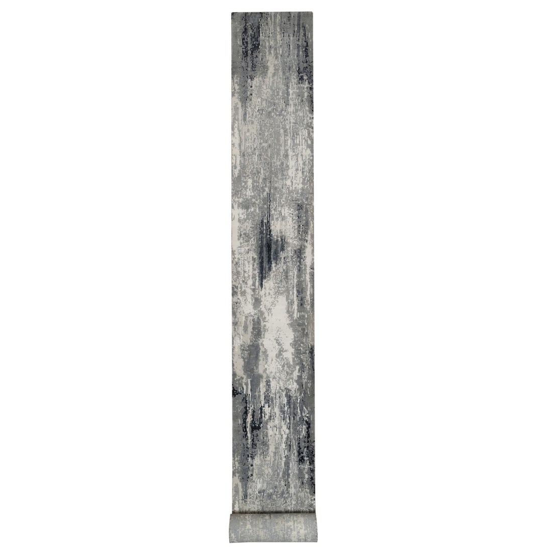Silk 2'7"x26' Ivory-Black Hand Knotted Runner Rug Abstract Design Wool and: Silk 2'7"x26' Ivory-Black Hand Knotted Runner Rug Abstract Design Wool and This listing features Silk 2'7"x26' Ivory-Black Hand Knotted Runner Rug Abstract Design Wool and. Item specifics are provided