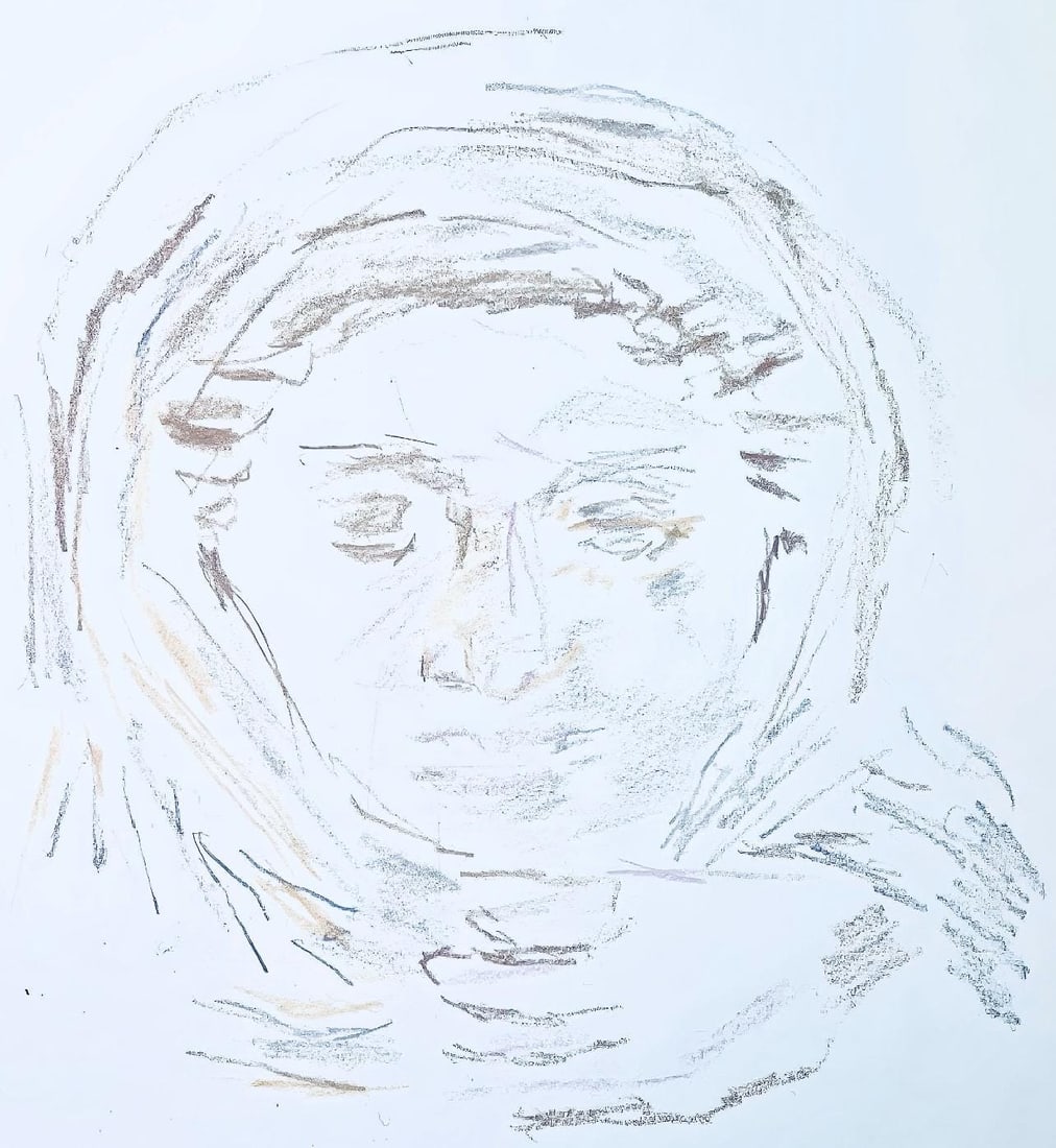 Lithograph - Oskar Kokoschka - Composition - Skizzenbuch der Italienischen Reise 1963 (1 of 9)