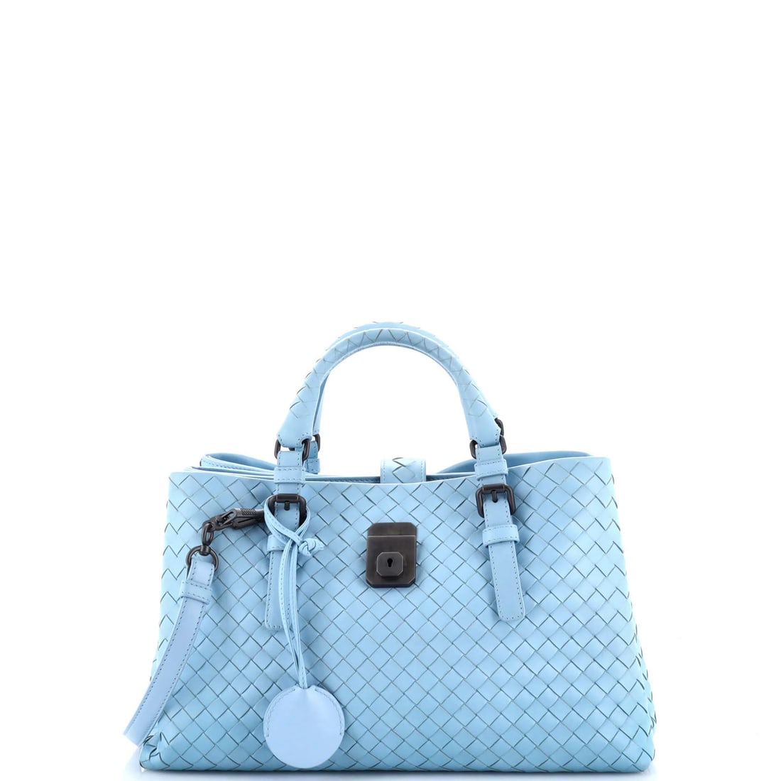 Small Bottega Veneta Roma Bag Intrecciato Nappa: Small Bottega Veneta Roma Bag Intrecciato Nappa This listing features Small Bottega Veneta Roma Bag Intrecciato Nappa. Item specifics are provided below. Item Specifics: Brand: Bottega Veneta Exterior