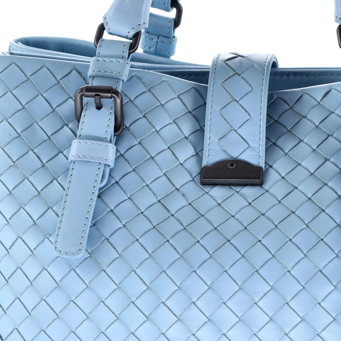 Small Bottega Veneta Roma Bag Intrecciato Nappa - 7