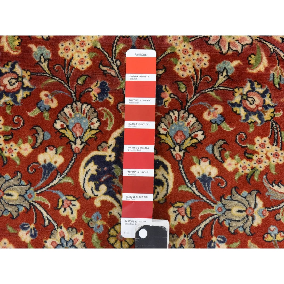 Knotted 2'8"x16'6" Red Runner Rug New Zoroastrian 250 KPSI Pure Wool Hand - 2