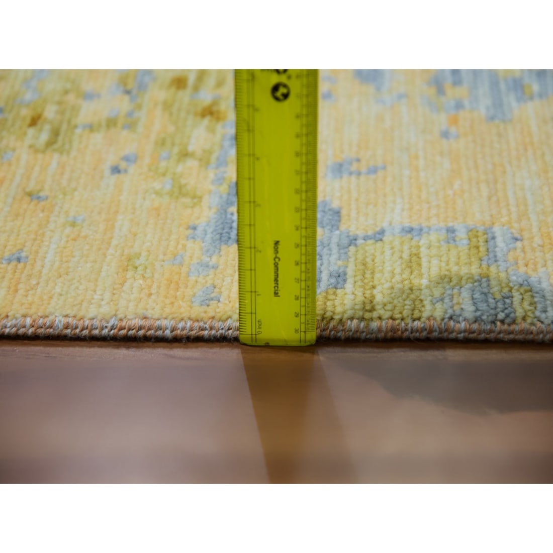 Rug 10'3"x13'9" Ivory Colorful Modern Abstract Design Wool Hand Knotted - 11