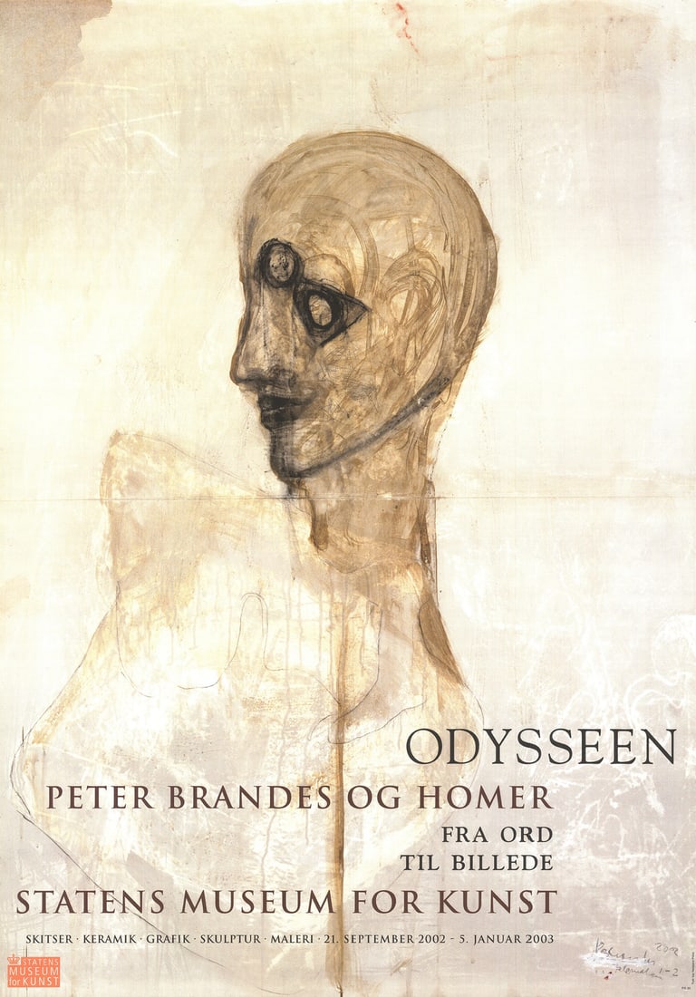Contemporary PETER BRANDES OG Homer 39.25" x 27.5" Offset Lithograph 2003: Contemporary PETER BRANDES OG Homer 39.25" x 27.5" Offset Lithograph 2003 This listing features Contemporary PETER BRANDES OG Homer 39.25" x 27.5" Offset Lithograph 2003. Item specifics are provided