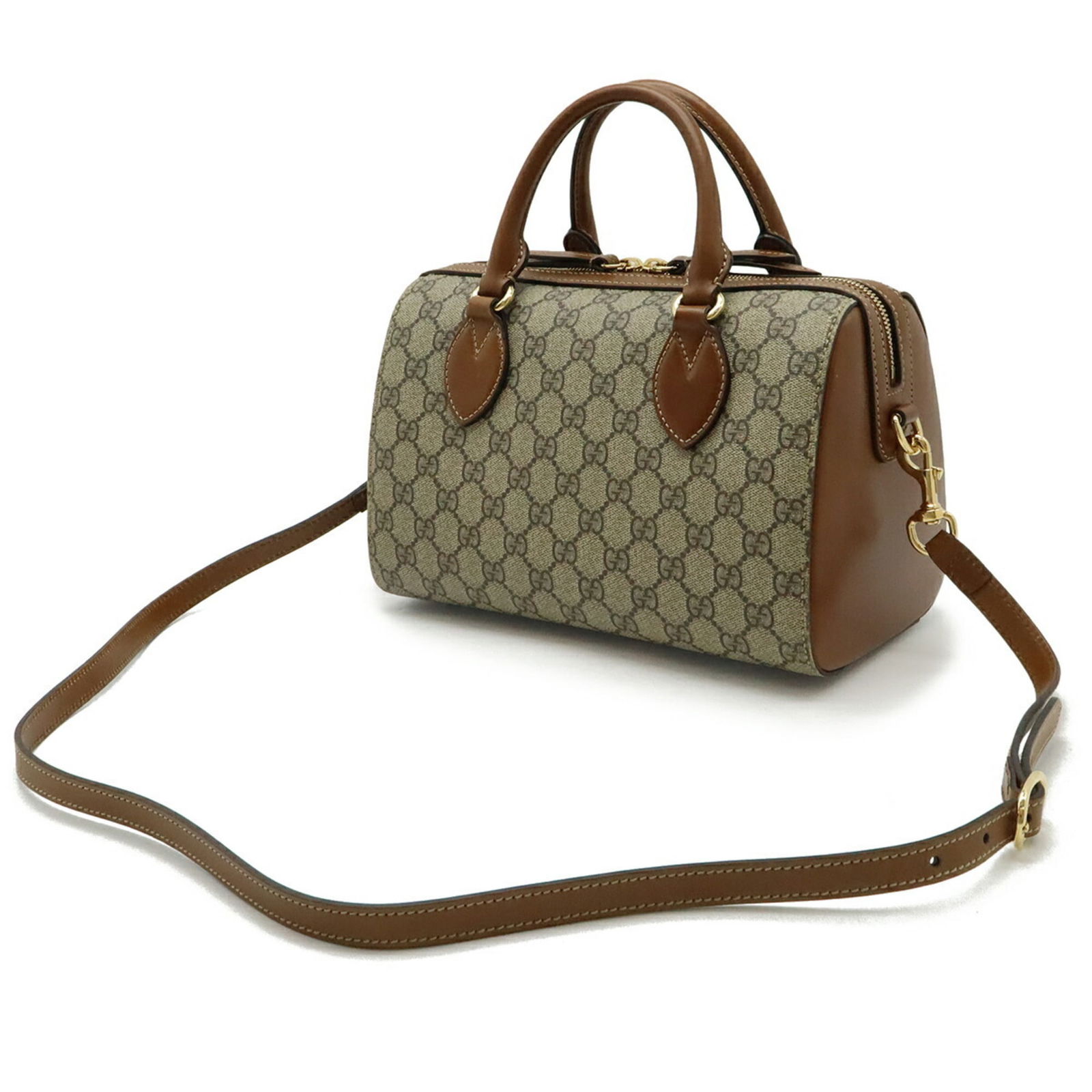 Leather - Gucci Handbag - Shoulder Bag Gg Supreme - Canvas - 3