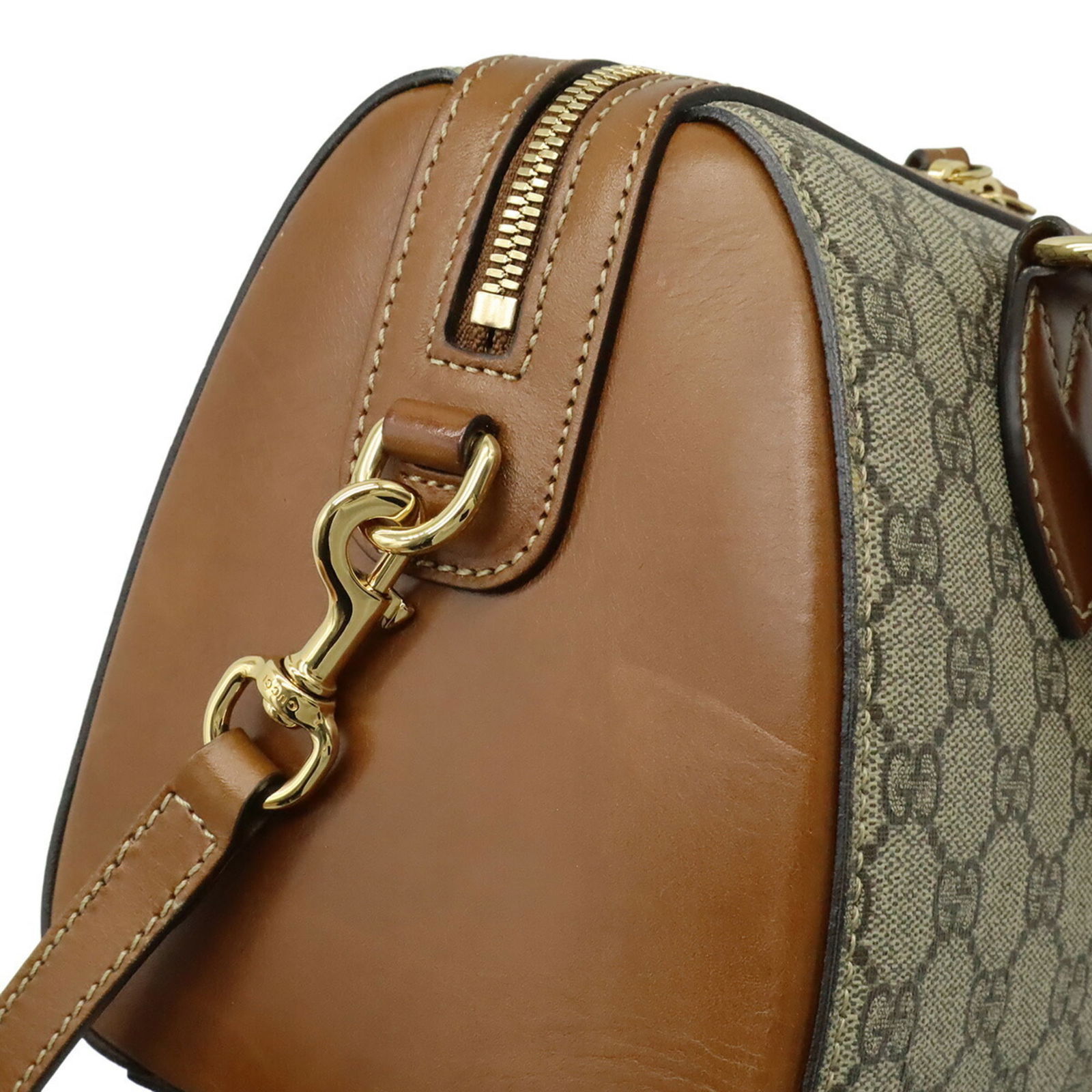 Leather - Gucci Handbag - Shoulder Bag Gg Supreme - Canvas - 9