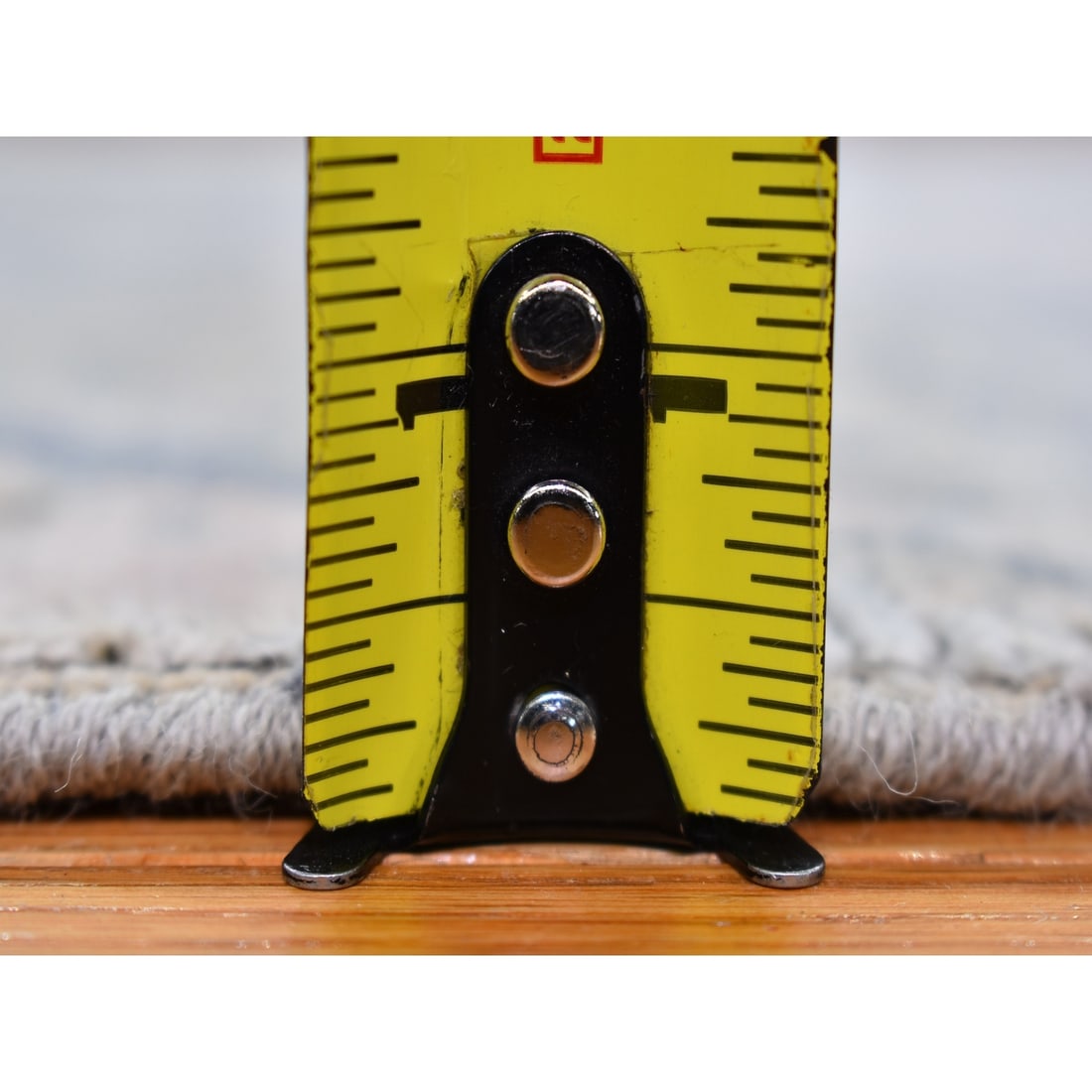 Rug 3'x5'5" Large Elements with Pastels Silk with Textured Wool Hand Made - 5