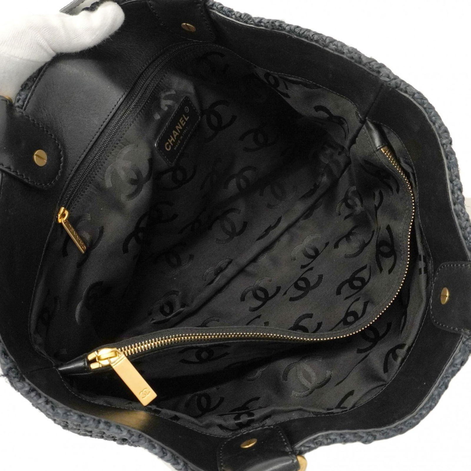 Raffia Chanel Tote Bag - 4