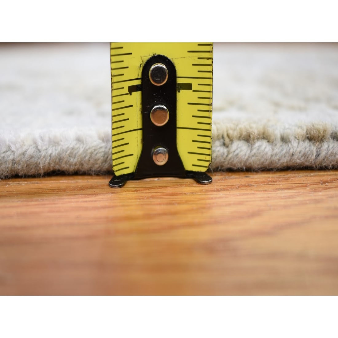 Rug 2'6"x12'4" Abstract Design Denser Weave Wool And Silk Runner Oriental - 4