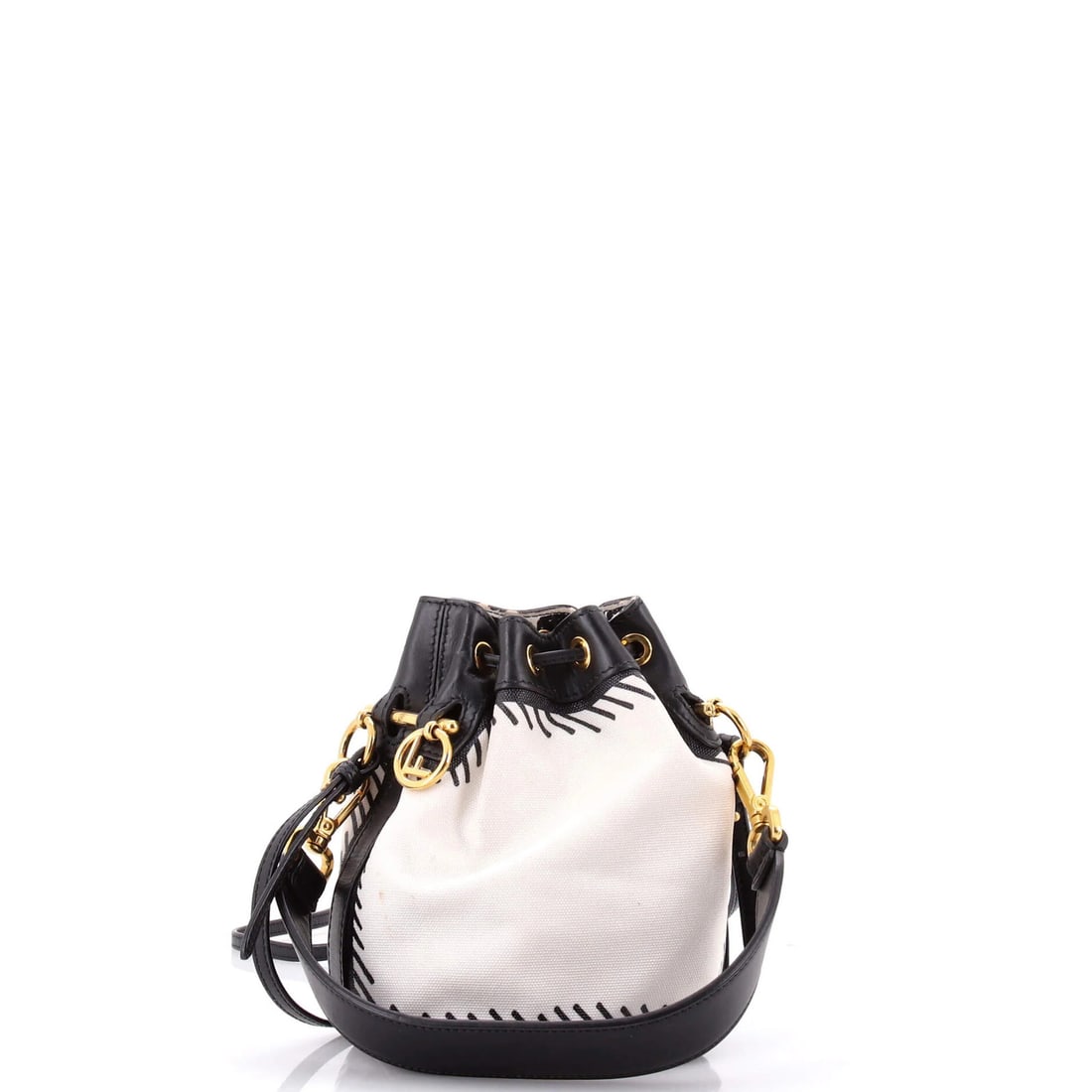 Mini Fendi Mon Tresor Bucket Bag Joshua Vides Printed Coated Canvas - 3