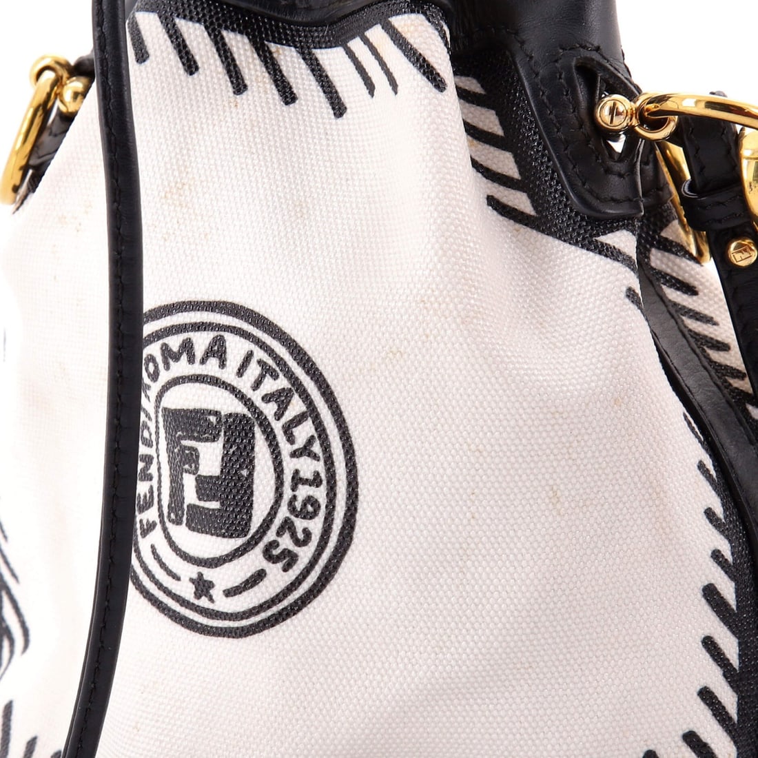 Mini Fendi Mon Tresor Bucket Bag Joshua Vides Printed Coated Canvas - 6