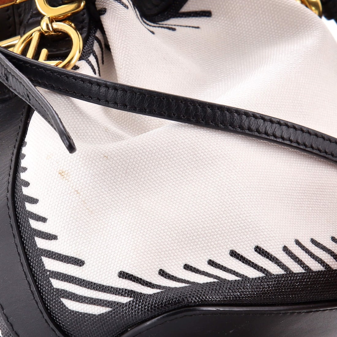 Mini Fendi Mon Tresor Bucket Bag Joshua Vides Printed Coated Canvas - 7